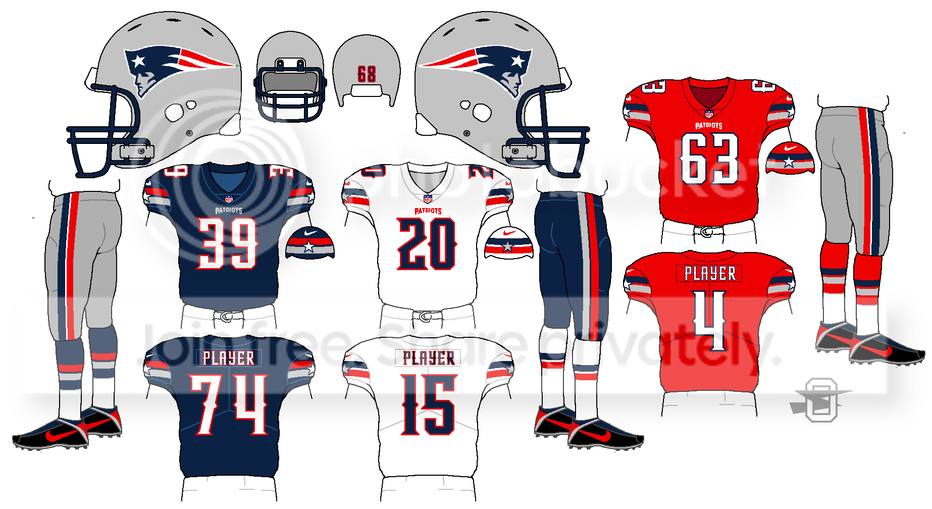 Nfl Re Do Minor Changes When Possible Plus All New Single Alts